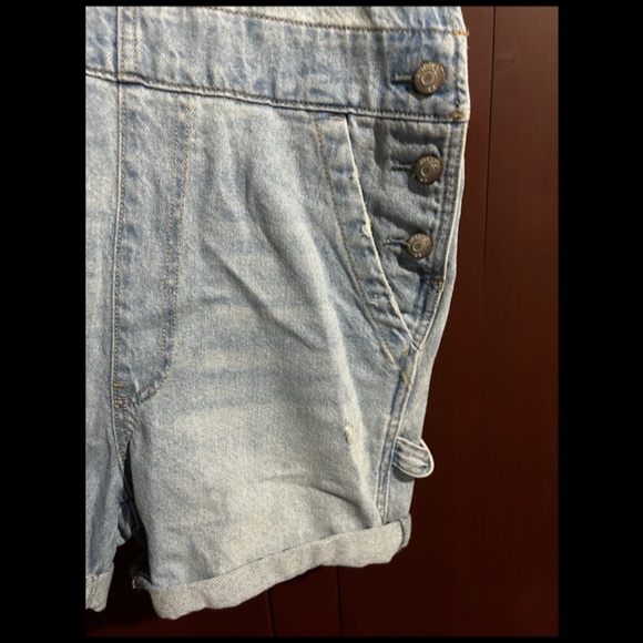 Pistola Beatrix Denim Shortalls/Short Overalls Surfrider Size S - NWT - Picture 8 of 16